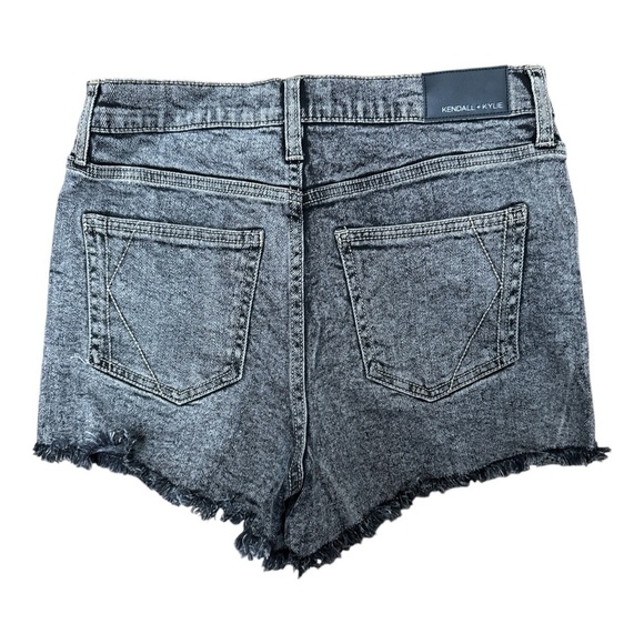 Kendall & Kylie Gray High Waist Shorts - Picture 2 of 7
